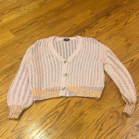 LINE Woman’s Pink Cardigan Size XS - Picture 1 of 4